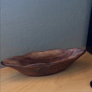 Handcrafted Wooden Serving Bowl